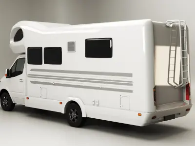 Camping vehicles collection 3D model
