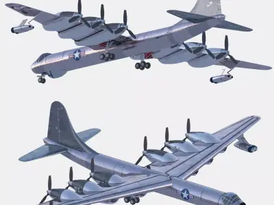 Convair B-36 Peacemaker 3D model