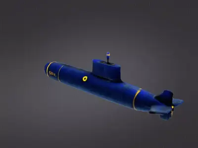 Submarine 3D print model