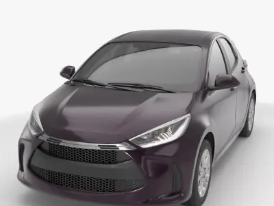 Generic Hatchback 02 3D model