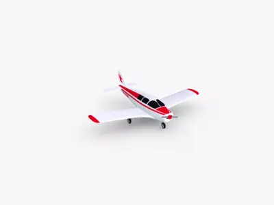 Piper PA28 Cherokee 3D model