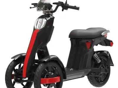 electric scooter Doohan iTango 3D model