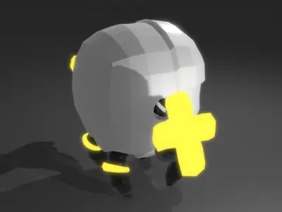 Scifi Robot GR01 3D Model Low-poly 3D model