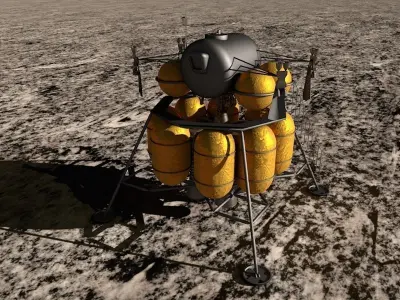 NASA Artemis lunar lander Free 3D model