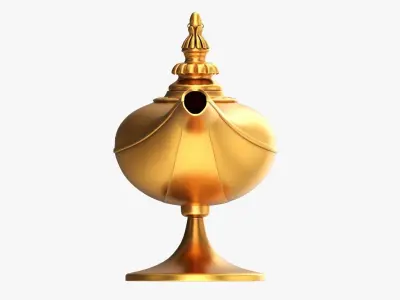 Magic Aladdin lamp 3D model