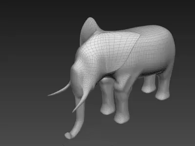 Elephant 3D model purchase