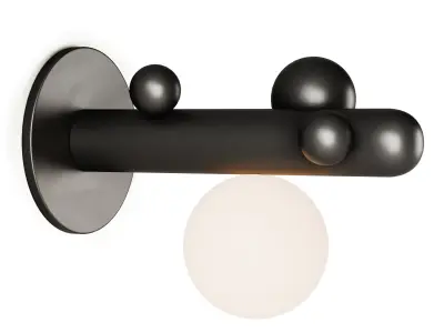 Lunar Wall Lamp by Babich studio 3D model