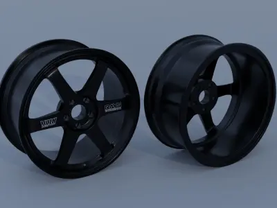 Volk Racing TE37 3D model