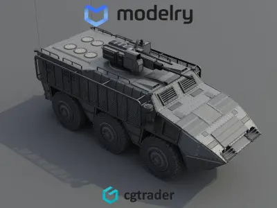 Military APC 3D model