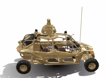 MAVERICK  X 3 4X4 Low-poly 3D model