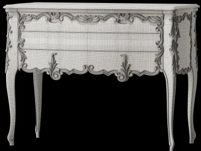 juliettesinteriors nightstand and dresser art JX0048 3D model