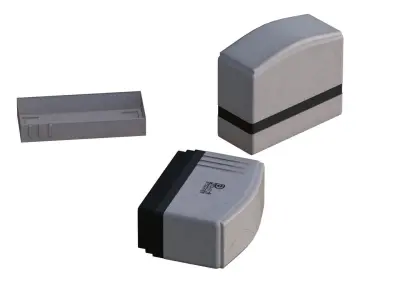 STAMPER Low-poly 3D model