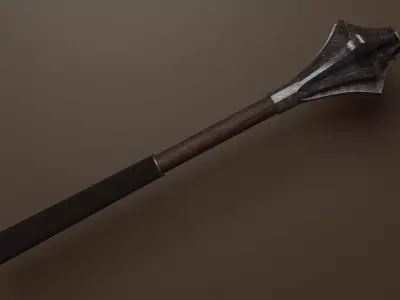 Mace or Bludgeon Low-poly 3D model