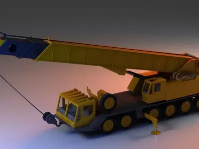 Crane 3D Model 3D model