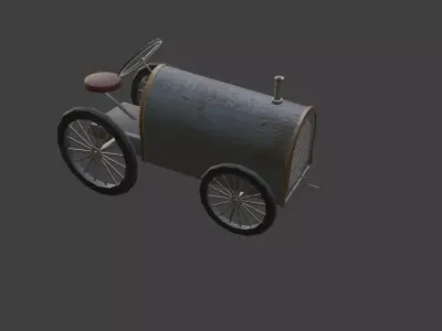 Vintage toy car 3D model buy