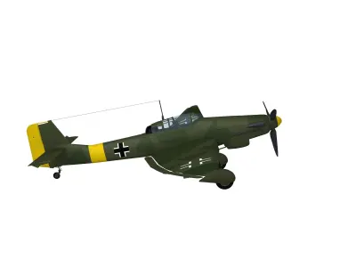 WW2 German Aircraft  3D model
