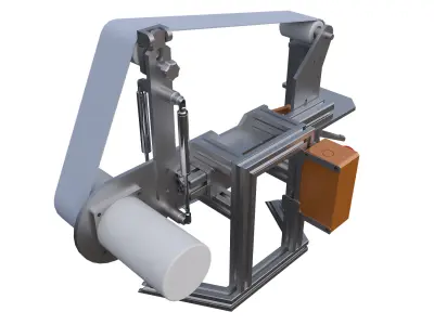 Small belt grinder 3D model