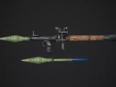 Rocket Launcher RPG-7 3D model