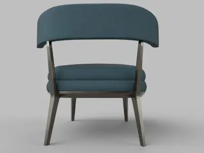 chair dining Low-poly 3D model