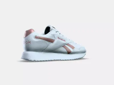 REEBOK GLIDE RIPPLE DOUBLE WHITE PINK 3D model