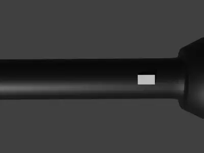 Flashlight Low-poly 3D model 18