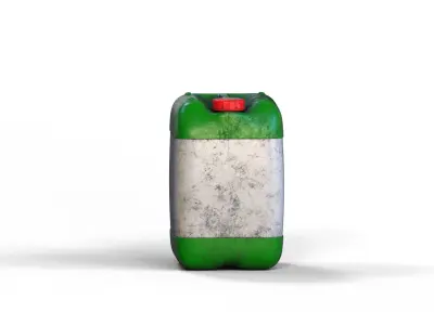 Old Canister Industrial Carafe 25 Liters Low-poly 3D model