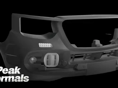 Sprinter Bullbar Low-poly 3D model