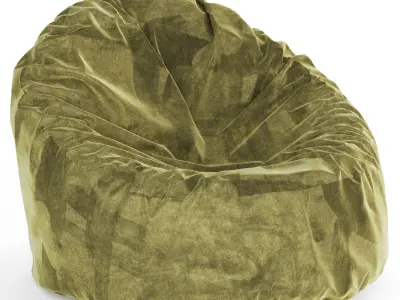 Bean Bag Chair By Living And Co 3D model