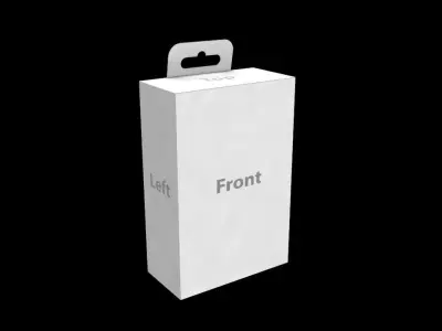 3D Package Cardboard  Box or Bag 3D model