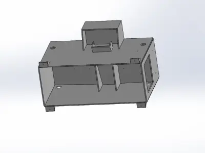 Work table 3d mechanical part modeling  3D model