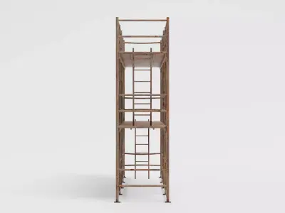-Old Scaffolding V8- 3D model