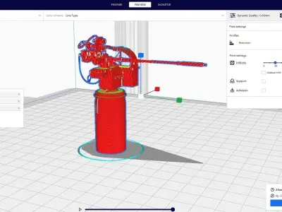 Machinegun Ship 3D print model