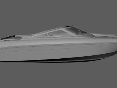 Sea Ray 180 1992 Bowrider Boat  Detailed 3D Model 3D model