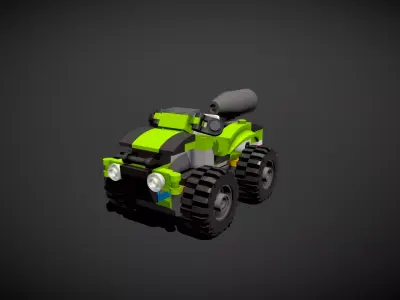 Lego Rocket Rally Buggy 3D model