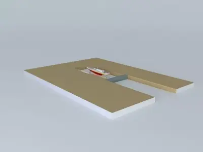 Just a small boat Free 3D model