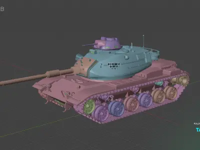 Tank M60 3D model