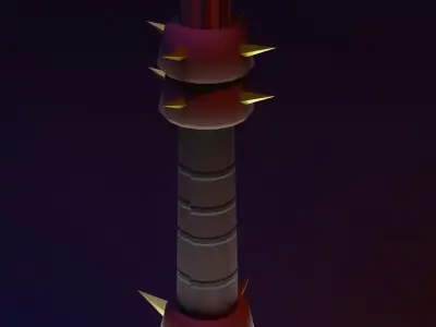 Axe low poly Low-poly 3D model order