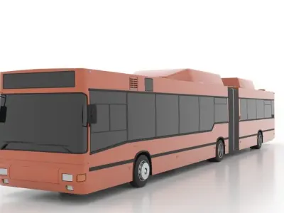 MAN A18 NG232 CNG Low Low-poly 3D model