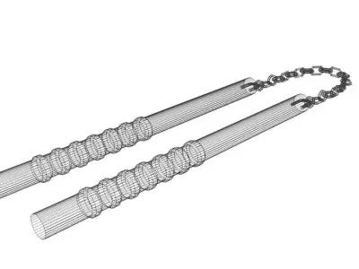 ChainStick - Steel 3D model