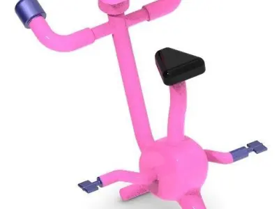Gym Fitness Bike 3D print model