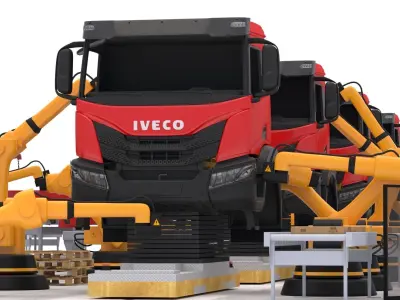 Iveco Truck Factory 3D model