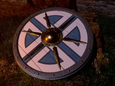 Viking Shield Free 3D model
