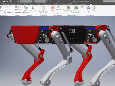 Mechanical Dog Robot 3D model