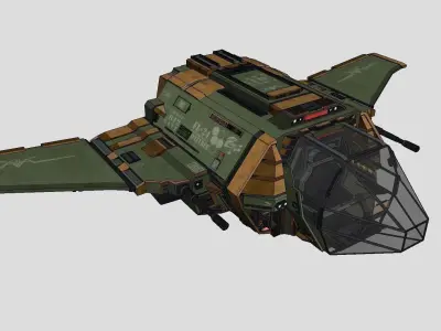Spaceship-spacecraft-44 3D model