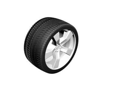 Car Tire 3D model from CGTrader - Polygon mesh