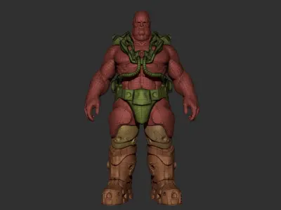 Threon - Male Weapons Carrier 3D model