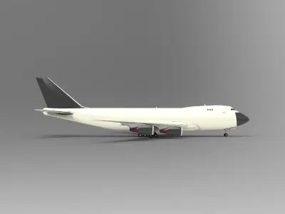Boeing 747-400F 3D model