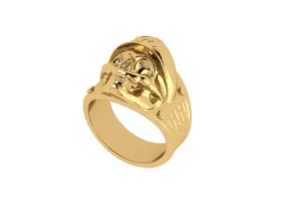 Skull Ring 3D print model