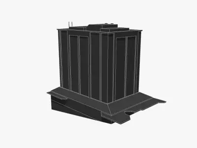 Boeing House Low-poly 3D model
