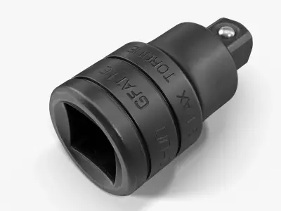 Socket Tool GFAT1E Low-poly 3D model